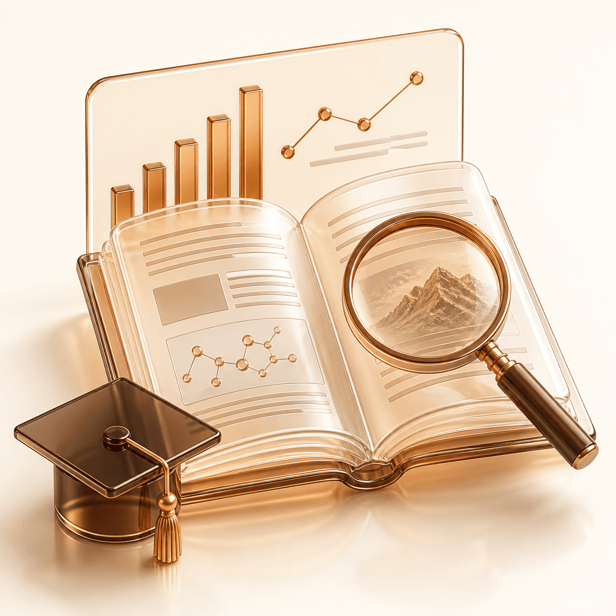 Sources, evidence charts and a defined research brief