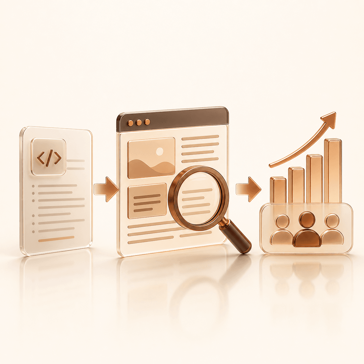 Articles, search visibility and growing reader traffic