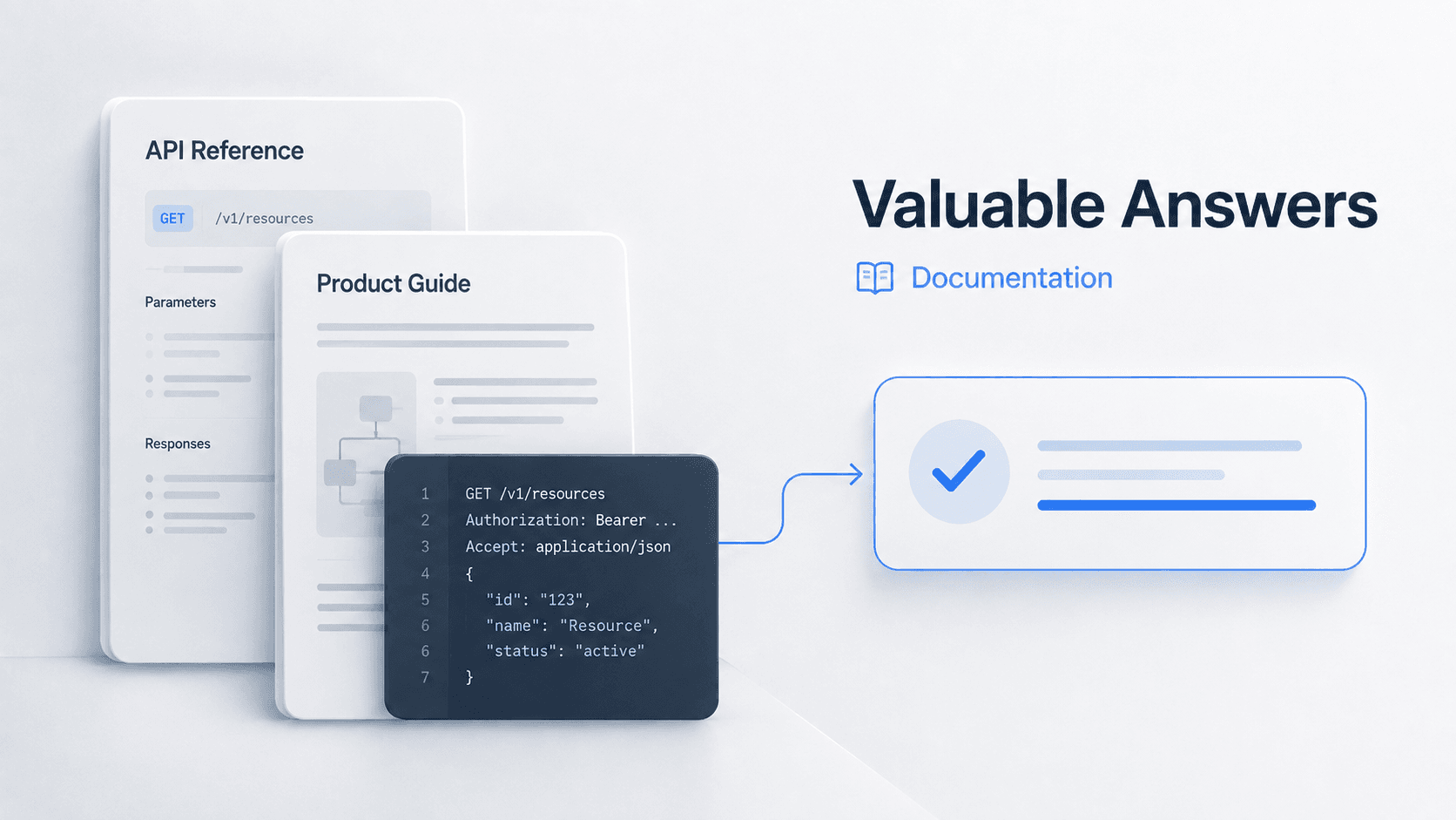 Decision workflow showing technical documentation moving through review checks before public reuse